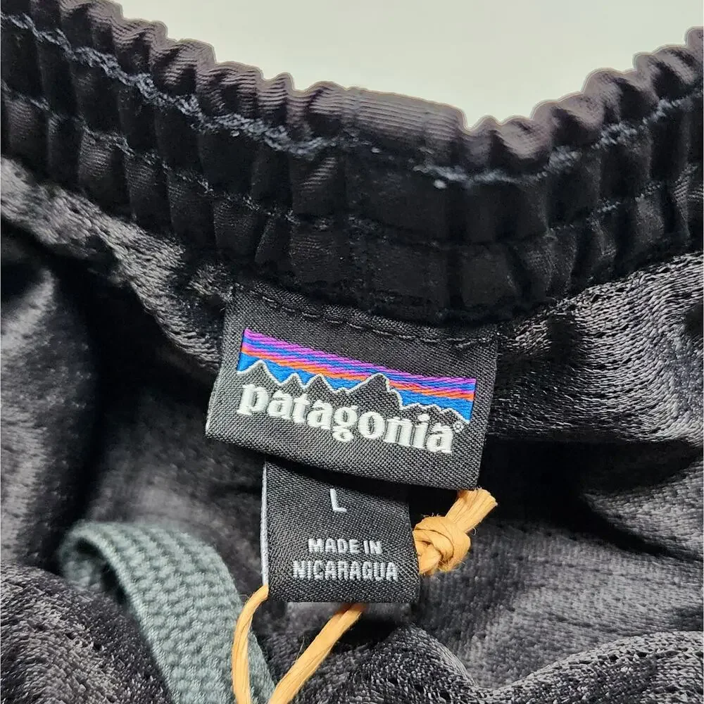 NWT Patagonia Men's Baggies Longs-7" Shorts Lined-Black W/Black Size L - Picture 2 of 10